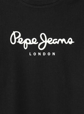Camiseta Pepe Jeans New Art negro para niño