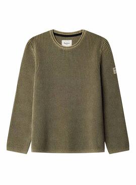 Jersey Pepe Jeans Talton verde para niño