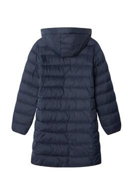 Abrigo Pepe Jeans acolchado azul marino para niña