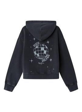 Sudadera Pepe Jeans Ava negro para niña
