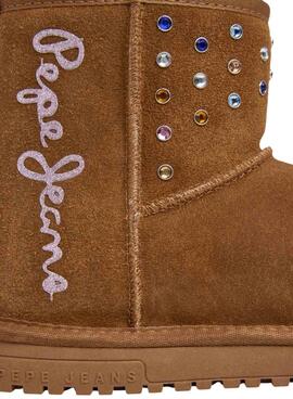 Botas Pepe Jeans Diss Studs camel para niña