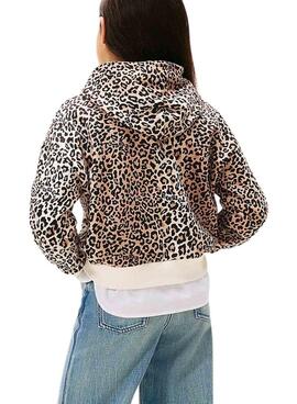 Sudadera Tommy Hilfiger leopardo para niña