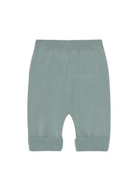 Conjunto Mayoral tres piezas turquesa para bebé