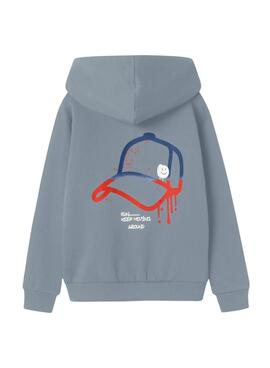 Sudadera Name It Notus azul para niño