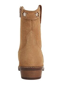Botines Pepe Jeans Western Star camel para niña