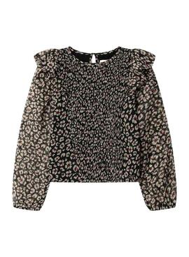 Blusa Pepe Jeans Donabel animal print para niña