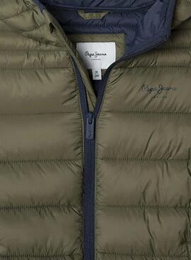 Cazadora Pepe Jeans Bailor verde para niño