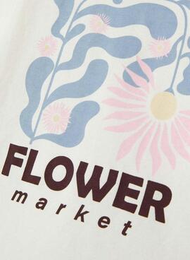 Camiseta Name It Foslina blanco para niña