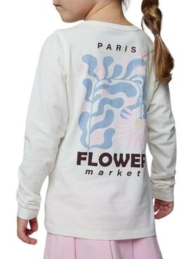 Camiseta Name It Foslina blanco para niña