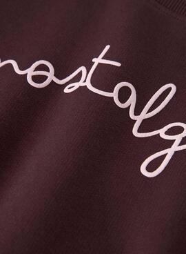 Sudadera Name It Fovi granate para niña