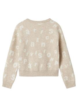 Jersey Name It Foline beige para niña