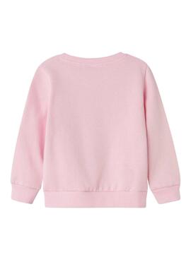Sudadera Name It Nora rosa para niña
