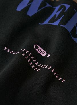 Sudadera Name It Fofina negro para niña
