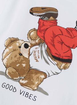 Camiseta Name It Nathan blanco para niño