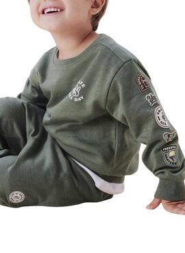 Pantalón chándal Name It Molaf verde para niño