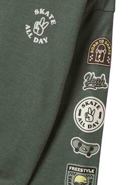 Sudadera Name It Molaf verde para niño