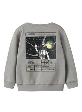 Sudadera Name It Molaf gris para niño