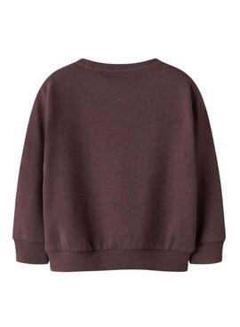 Sudadera Name It Molaf granate para niño