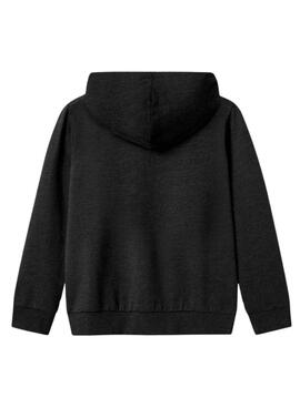 Sudadera Name It Molaf negro para niño