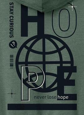 Sudadera Name It Molaf verde para niño