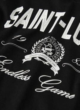 Camiseta Name It Robin negro y blanco para niño