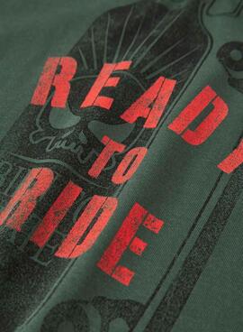 Camiseta Name It Morson verde para niño