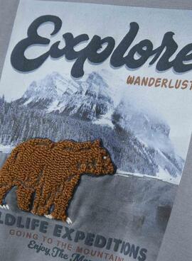 Sudadera Name It Moran azul para niño