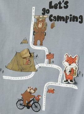 Camiseta Name It Molen azul para niño