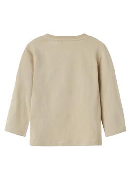 Camiseta Name It Molen beige para niño