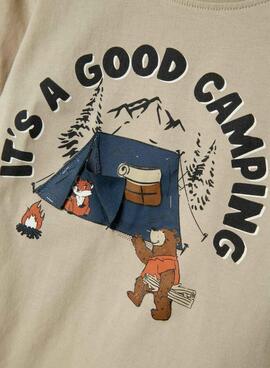Camiseta Name It Molen beige para niño