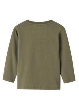 Camiseta Name It Molen verde para niño