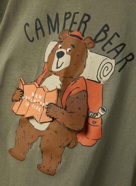 Camiseta Name It Molen verde para niño