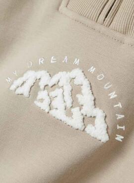 Sudadera Name It Mobie beige para niño