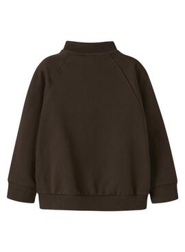 Sudadera Name It Mobie marrón para niño