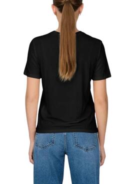 Camiseta Only Free Modal negro para mujer