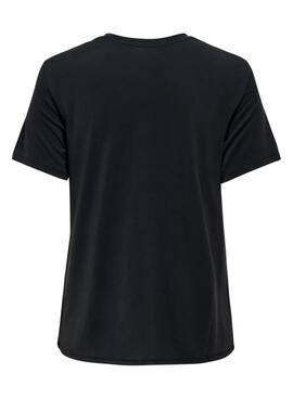 Camiseta Only Free Modal negro para mujer