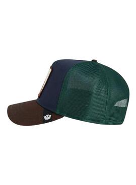 Gorra Goorin Bros Giraffe azul y verde para hombre