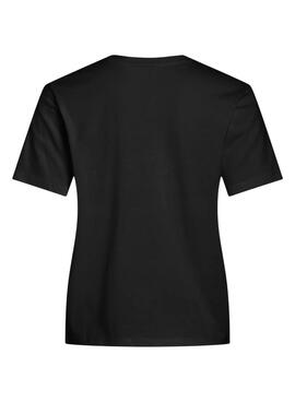 Camiseta Vila Visybil con encaje negro para mujer