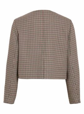 Chaqueta Vila Vienilla cuadros para mujer
