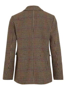 Blazer Vila Vihappy estampado de cuadros para mujer