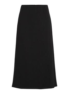 Falda Vila Visiffi midi negro para mujer