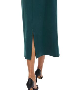 Falda Vila Visiffi midi verde para mujer