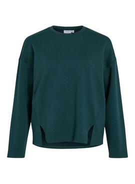 Sudadera Vila Visiffi verde para mujer