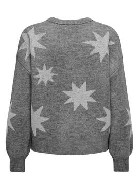 Jersey Only Rosie Glitter gris para mujer