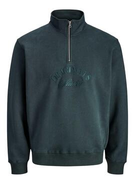 Sudadera Jack and Jones Bleecker verde para hombre