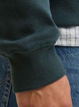Sudadera Jack and Jones Bleecker verde para hombre