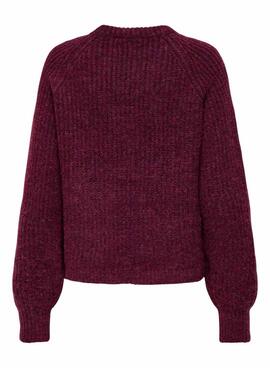 Jersey Only Gila granate para mujer