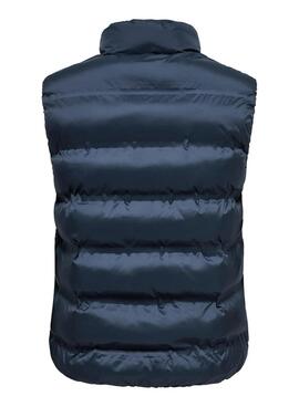 Chaleco Only and Sons Union acolchado marino para hombre