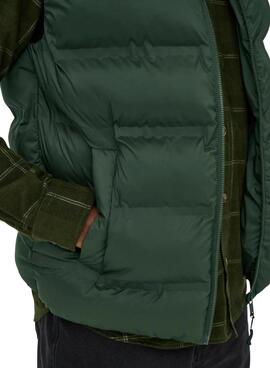Chaleco Only and Sons Union acolchado verde para hombre