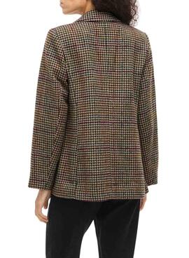 Blazer Vila Vihappy estampado de cuadros para mujer